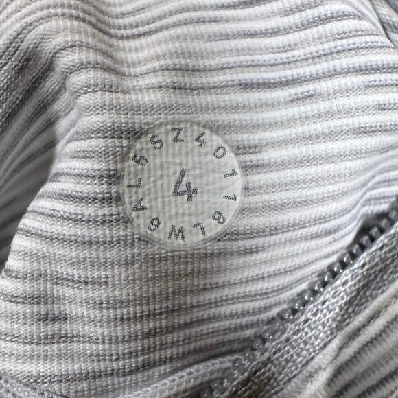 Lululemon Speed Up Crop 21" Wee Are From Space Nimbus Battleship Sz 4 EUC - Picture 6 of 10